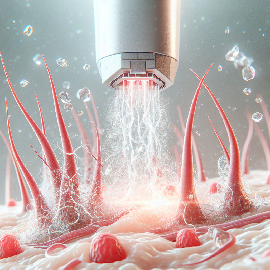 Depilacja laserowa a wpływ na mieszki włosowe.