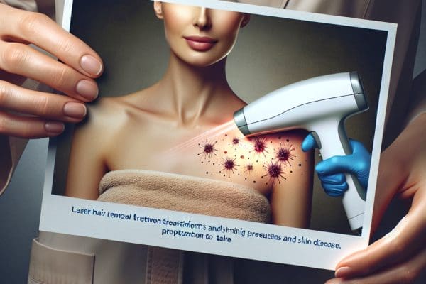 Depilacja laserowa a choroby skóry – na co uważać?